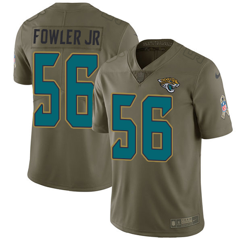 Nike Jaguars #56 Dante Fowler Jr Olive Men's Stitched NFL Limited Salute to Service Jersey